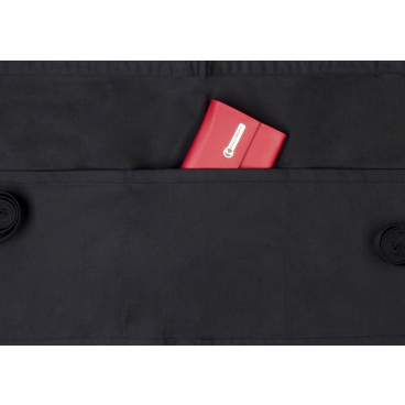Karlowsky Vorbinder BASIC Mit Tasche – 65% Polyester/35% Baumwolle, Schwarz, 60x35 Cm