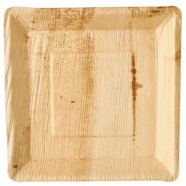 Papstar Pure Teller Palmblatt, eckig 1 Packung = 25 Stück, 25 x 25 x 2,5 cm - Bild-Darstellung des Produktes 1