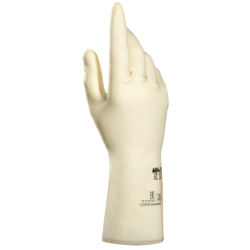 MAPA Professionnel Mapa Vital 175 Naturlatexhandschuh, Dünner Handschuh aus flexiblem Material für hervorragende Fingerfertigkeit, 1 Paar, Größe 7 34175127
