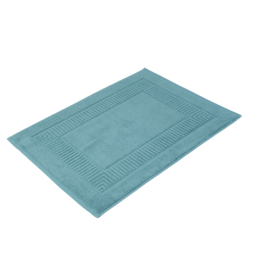 Gözze Bio Badvorleger, Uni, 50 x 70 cm Farbe: petrol - Bild-Darstellung des Produktes 1