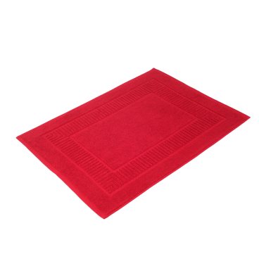 Gözze Bio Badvorleger, Uni, 50 x 70 cm Farbe: rot - Bild-Darstellung des Produktes 1