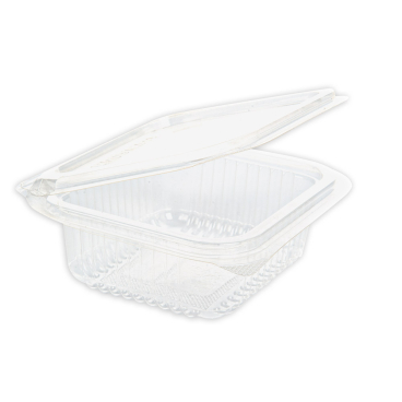 NATURESTAR Bio Salatschalen mit Deckel 1 Packung = 50 Stück, 570 ml, 2 cm hoch - Bild-Darstellung des Produktes 1