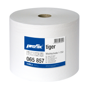 profix® tiger Wischtuchrolle, 34 x 30 cm, 1-lagig, weiß