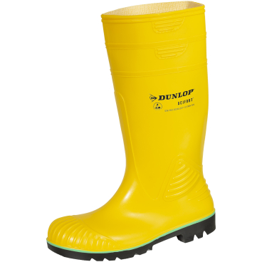 DUNLOP ACIFORT S5 ESD Gummistiefel, gelb DUNLOP ACIFORT S5 ESD Gummistiefel, gelb