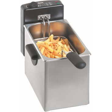 Bartscher MINI II Fritteuse Volumen: 4 Liter, 400 x 200 x 280 mm - Bild-Darstellung des Produktes 1