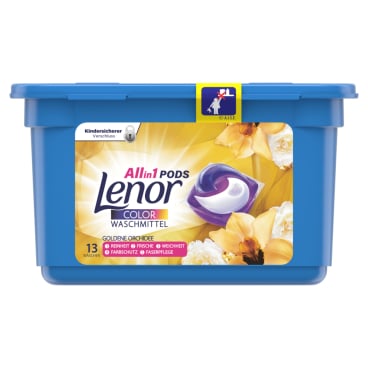 Lenor All in 1 PODS Goldene Orchidee Colorwaschmittel Lenor All in 1 PODS Goldene Orchidee Colorwaschmittel