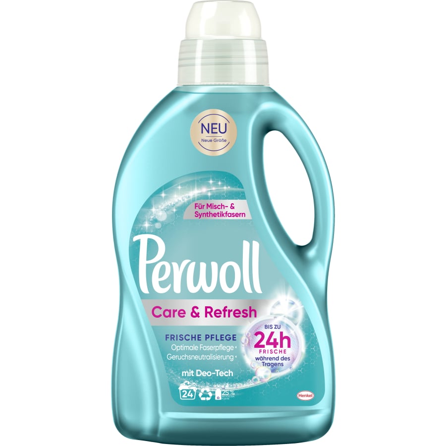 Perwoll Care & Refresh Waschmittel, 1,44 Liter - Flasche für ca. 24