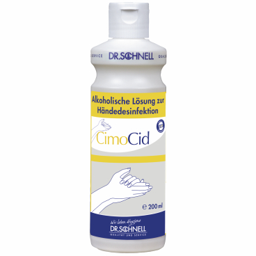 Dr. Schnell CimoCid Händedesinfektionsmittel, begrenzt viruzid 200 ml - Flasche - Bild-Darstellung des Produktes 1