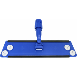ARCORA International GmbH ULTRA VELCRON Klettmophalter, blau, Trapezwischer aus Kunststoff mit abnehmbarer Klettschiene, Breite: 25 cm UKMH25
