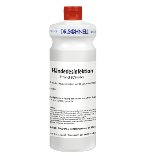 Dr. Schnell Händedesinfektion mit 80 % Ethanol v/v