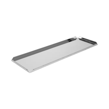 SCHNEIDER Ausstell-/Thekenbleche, Edelstahl Maße: 200 x 600 x 15 mm, mit offenen Ecken - Bild-Darstellung des Produktes 1