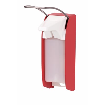ingo-man® plus IMP Seifen-/Desinfektionsmittelspender Farbe: leuchthellrot, mit langem Bedienhebel, ELS P/24 - Bild-Darstellung des Produktes 1