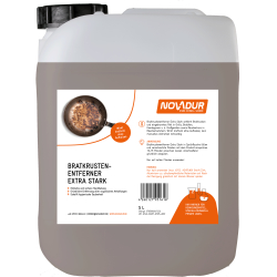 NOVADUR PRODUKTCHEMIE GmbH NOVADUR Bratkrustenentferner extra stark, Entfernt Bratkrusten und eingebranntes Fett, 5 l - Kanister 020.255B