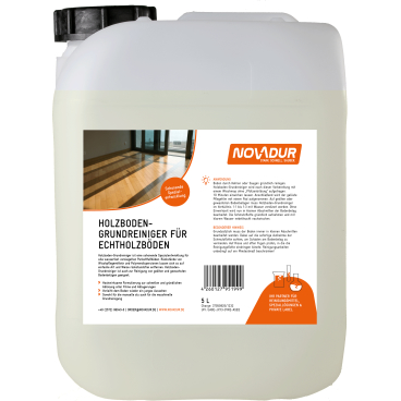 NOVADUR Holzboden-Grundreiniger für Echtholzböden 5 l - Kanister - Bild-Darstellung des Produktes 1
