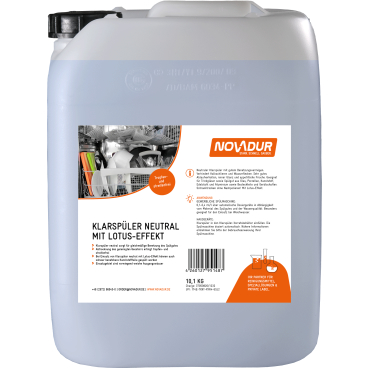 NOVADUR Klarspüler Neutral + Lotus-Effekt 10 l - Kanister - Bild-Darstellung des Produktes 1