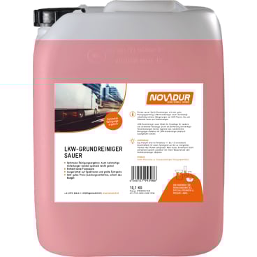 NOVADUR LKW-Grundreiniger sauer 10,1 kg - Kanister - Bild-Darstellung des Produktes 1