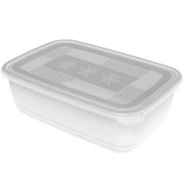 Rotho FREEZE Gefrierdose 3,7 Liter, weiß/transparent - Bild-Darstellung des Produktes 1