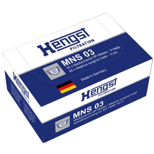 Hengst MNS03 Medizinischer Einmalmundschutz nach EN 14683 Typ II