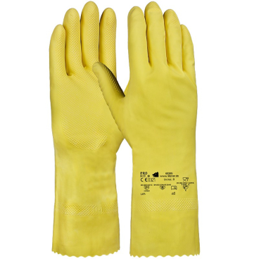 Fitzner Latex-Haushaltshandschuh, leichte Qualität 1 Karton = 144 Paar, Größe 9 - Bild-Darstellung des Produktes 1