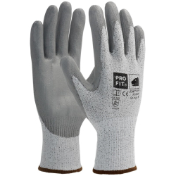 Fitzner GmbH & Co. KG Fitzner Level B PU-Schnittschutzhandschuh, Angenehmer Handschuh mit sicherem Griff, 1 Packung = 10 Paar, Größe 5 a52527-5