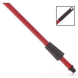 haug bürsten KG Haug "in-up" Stahlstiel, rot rilsaniertes Stahlrohr, Länge: 1300 mm, Farbe: rot 971
