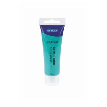 STYLEX® Acrylfarbe 1 Tube = 75 ml, gelbgrün - Bild-Darstellung des Produktes 1