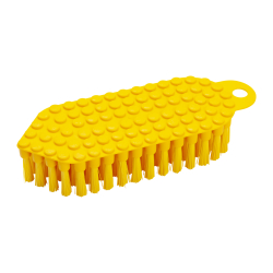 haug bürsten KG Haug Flexo-Bürste, Flexible Waschbürste aus PP, Komplettfarbe: gelb FC6044