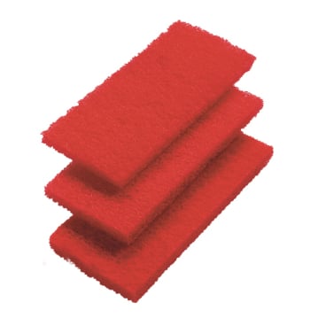 Haug Scheuervlies-Pad 1 Packung = 3 Stück, rot (mittel) - Bild-Darstellung des Produktes 1