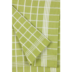 W.F. GÖZZE Frottierweberei GmbH Gözze Geschirrtuch, Nachhaltige und ressourcenbewusste Trockentücher, 1 Packung = 4 Stück, lindgrün 60056-84-050070