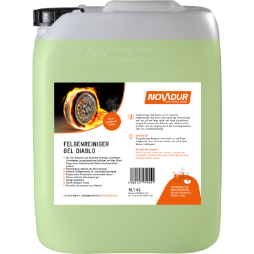 NOVADUR® GEL Diablo Felgenreiniger 10 Liter - Kanister - Bild-Darstellung des Produktes 1