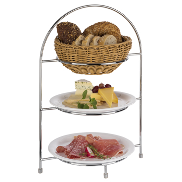 APS Serviergestell Maße (B x L x H): 29 x 19,5 x 43 cm, für 3 Teller max. Ø 27 cm - Bild-Darstellung des Produktes 1