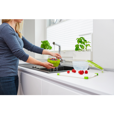 2 Vassoi Da Bagno In Silice - Organizer Rettangolare, Portaoggetti, Grigio O Nero, Per Bagno E Cucina