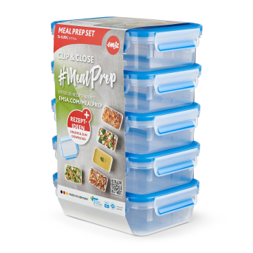EMSA Clip & Close Frischhaltedose, 5tlg, 0,8 Liter 1 Set kaufen