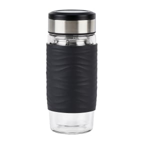 EMSA Tea Mug Glas Teebecher, 0,4 Liter Farbe: schwarz kaufen