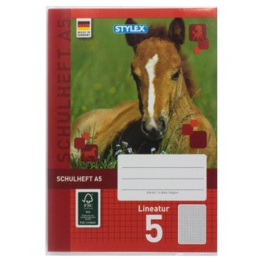 STYLEX® Heftumschläge, DIN A5 1 Packung = 25 Stück, Farbe: klar - Bild-Darstellung des Produktes 1