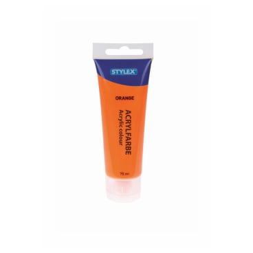 STYLEX® Acrylfarbe 1 Tube = 75 ml, orange - Bild-Darstellung des Produktes 1