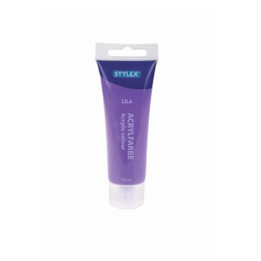 STYLEX® Acrylfarbe 1 Tube = 75 ml, lila - Bild-Darstellung des Produktes 1