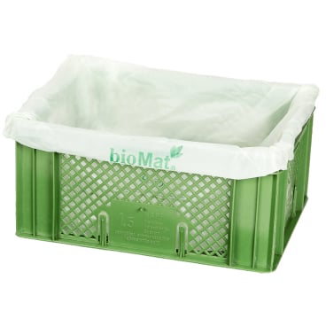 BIOMAT® Auskleidesack für Lebensmitteltransportkisten 1 Rolle = 25 Stück - Bild-Darstellung des Produktes 1