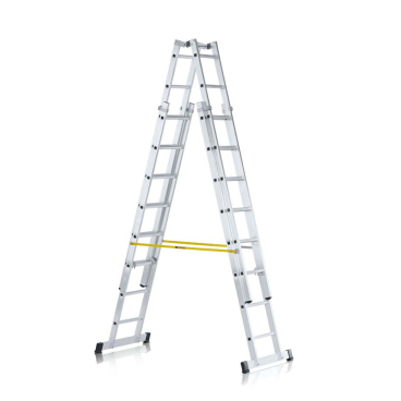 Zarges Vario B Sprossen-Stehleiter 4 x 10 Sprossen, Leiterlänge ausgefahren: 4,95 m - Bild-Darstellung des Produktes 1