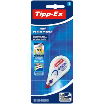 BiC® Tipp-Ex Mini Pocket Mouse Korrekturroller 1 Stück, Maße(B/L): 5 mm x 6 m - Bild-Darstellung des Produktes 1