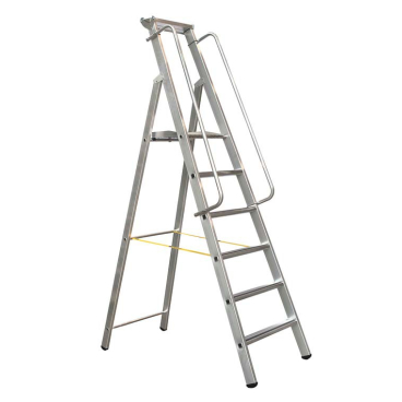 Zarges Meistertritt S Stufen-Stehleiter 5 Stufen einschl. Plattform, Leiterlänge: 2,32 m - Bild-Darstellung des Produktes 1