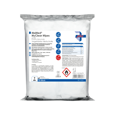 MaiMed MyClean® Wipes soft XXL Trockene Vliestuchrollen 1 Rolle = 70 Blatt, 28 x 30 cm - Bild-Darstellung des Produktes 1