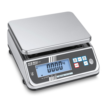 KERN Tischwaage FXN 3K-4N, Wägeplatte 236 mm x 195 mm, d 0,5 g Wägebereich (max.): 3 kg - Bild-Darstellung des Produktes 1