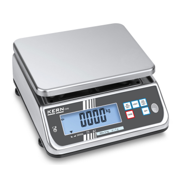 KERN Tischwaage FXN 30K-3N, Wägeplatte 236 mm x 195 mm, d 5 g Wägebereich (max.): 30 kg - Bild-Darstellung des Produktes 1