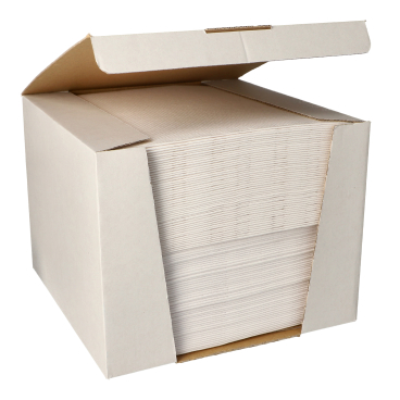 Papstar ROYAL Collection Servietten, 40 x 40 cm, weiß 1 Karton = 4 Spenderboxen à 100 Tücher - Bild-Darstellung des Produktes 1