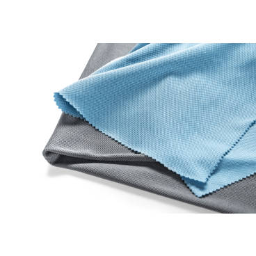 MEGA Clean Professional Mikrofaser Gläsertuch, 50 x 70 cm 1 Stück, Farbe: grau - Bild-Darstellung des Produktes 1