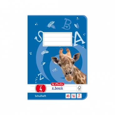Herlitz Schulheft, A5, 16 Blatt, liniert 1 Packung = 10 Hefte, ohne Rand - Bild-Darstellung des Produktes 1
