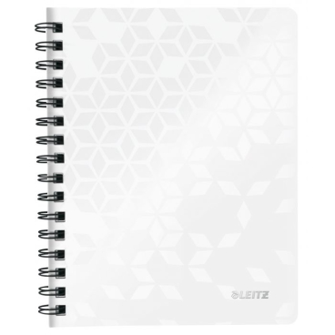 LEITZ Collegeblock WOW, A5, 80 Blatt, liniert 1 Packung = 6 Blöcke, Farbe: weiß - Bild-Darstellung des Produktes 1