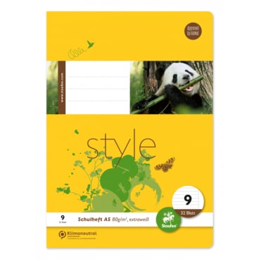 Staufen Schulheft Style, A5, 32 Blatt 1 Packung = 10 Hefte, liniert - Bild-Darstellung des Produktes 1