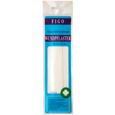 FIGO Zuschneidbares Wundpflaster, sensitiv Maße: 50 cm x 6 cm - Bild-Darstellung des Produktes 1